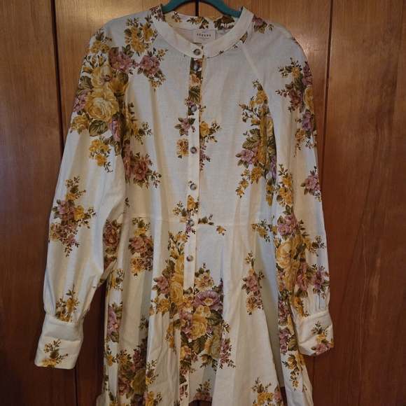 Sezane Caprice Floral Dress In Ella - Picture 7 of 14